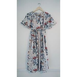 Oh! Mama Floral Print Dress Size Large